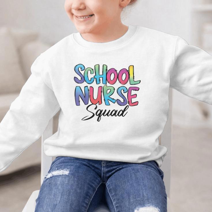 School Nurse Squad Tie Dye Back To School Appreciation Graphic Kid Sweatshirt School Nurse Squad Tie Dye Back To School Appreciation Graphic Kid Sweatshirt