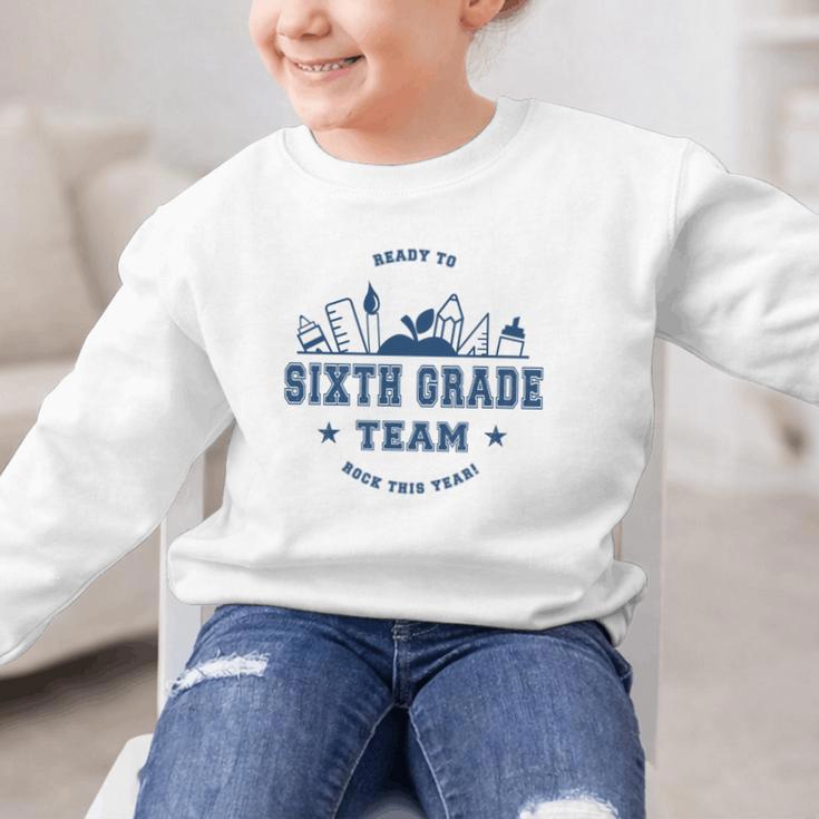 Sixth Grade Team Back To School Graphic Kid Sweatshirt