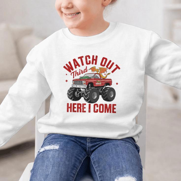 Watch Out Third Here I Came Dragon Back To School Summer Tee Graphic Kid Sweatshirt Watch Out Third Here I Came Dragon Back To School Summer Tee Graphic Kid Sweatshirt