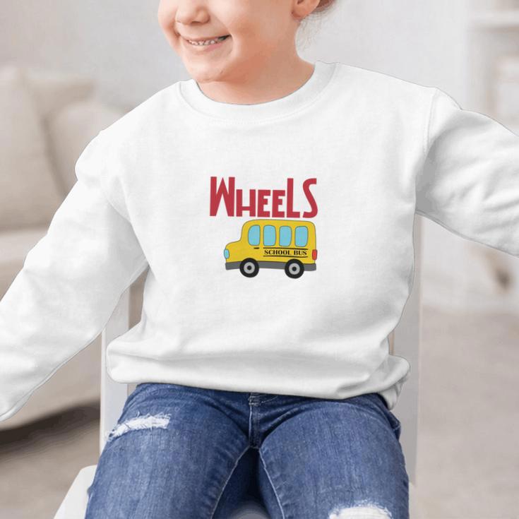 Wheels On The Bus Kids Back To School Graphic Kid Sweatshirt Wheels On The Bus Kids Back To School Graphic Kid Sweatshirt