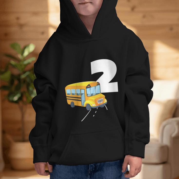 2nd Birthday School Bus Kids Back To School Themes Party Graphic Kid Hoodie 2nd Birthday School Bus Kids Back To School Themes Party Graphic Kid Hoodie