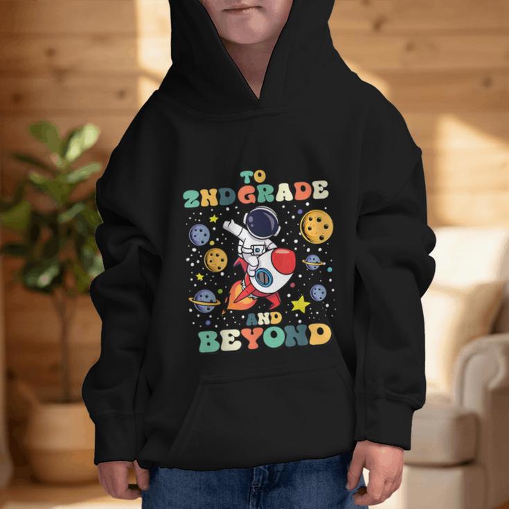 To 2nd Grade And Beyond Second Astronaut Back To School Graphic Kid Hoodie