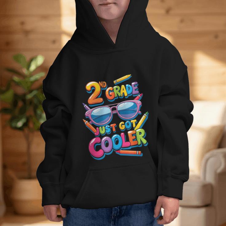 2nd Grade Just Got Cooler Shirt Back To School Kids Graphic Kid Hoodie