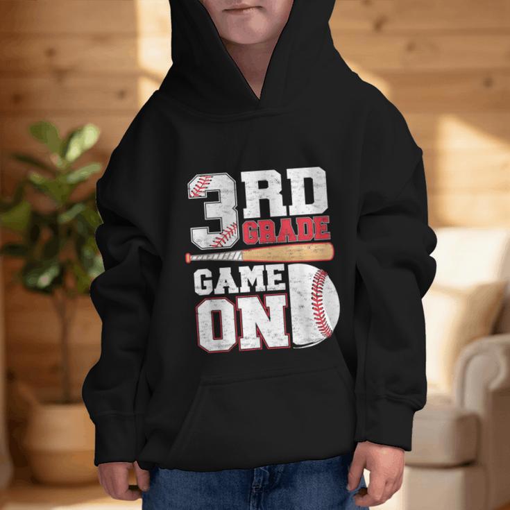 3rd Grade Game On Back To School Baseball Boy Third Grade Graphic Kid Hoodie 3rd Grade Game On Back To School Baseball Boy Third Grade Graphic Kid Hoodie
