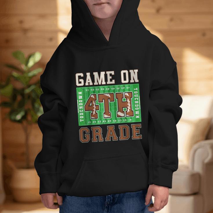 4th Grade Boys Kids Football Back To School Fourth Grade Graphic Kid Hoodie 4th Grade Boys Kids Football Back To School Fourth Grade Graphic Kid Hoodie