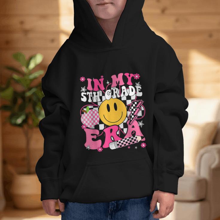 In My 5th Grade Era First Day Of School Back To School Retro Graphic Kid Hoodie In My 5th Grade Era First Day Of School Back To School Retro Graphic Kid Hoodie