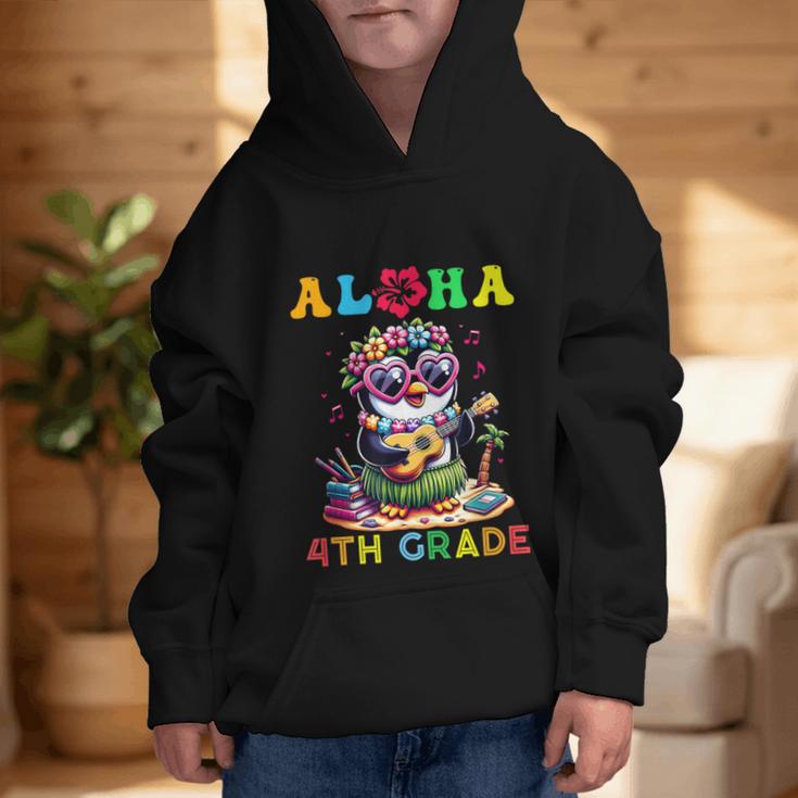 Aloha Fourth Grade Penguin Hawaii Back To School Kids Girl Graphic Kid Hoodie Aloha Fourth Grade Penguin Hawaii Back To School Kids Girl Graphic Kid Hoodie