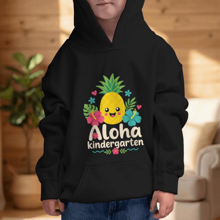 Aloha Kindergarten Pineapple Back To School Graphic Kid Hoodie Aloha Kindergarten Pineapple Back To School Graphic Kid Hoodie