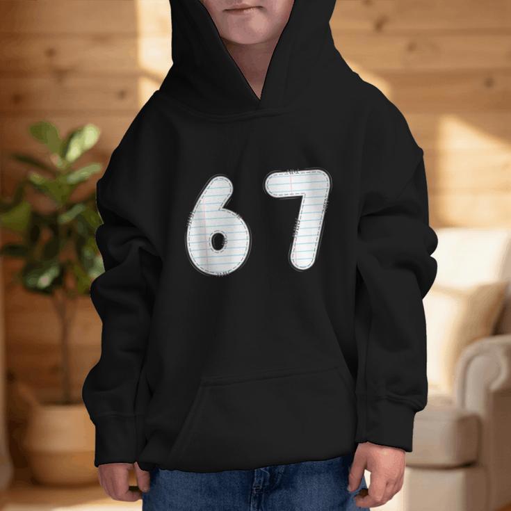 Back To School 67 Notebook Number For Class Year Graphic Kid Hoodie Back To School 67 Notebook Number For Class Year Graphic Kid Hoodie