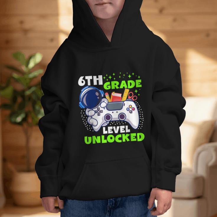 Back To School 6th Grade Level Unlocked Gamer Boys Kids Graphic Kid Hoodie Back To School 6th Grade Level Unlocked Gamer Boys Kids Graphic Kid Hoodie