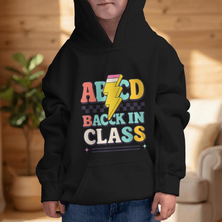 Back To School ABCD Back In Class Graphic Kid Hoodie