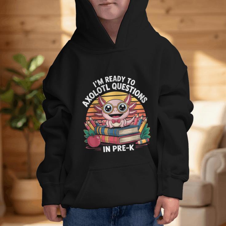 Back To School Axolotl Design For Pre-K Students Graphic Kid Hoodie Back To School Axolotl Design For Pre-K Students Graphic Kid Hoodie