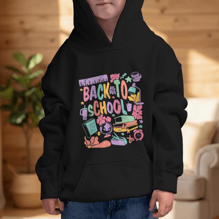Back To School Fun Supplies Learning Graphic Kid Hoodie Back To School Fun Supplies Learning Graphic Kid Hoodie