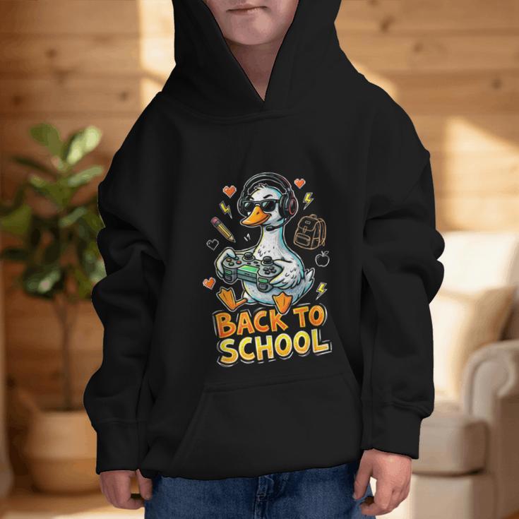 Back To School Gaming Kindergarten First Grade Goose Boys Graphic Kid Hoodie Back To School Gaming Kindergarten First Grade Goose Boys Graphic Kid Hoodie