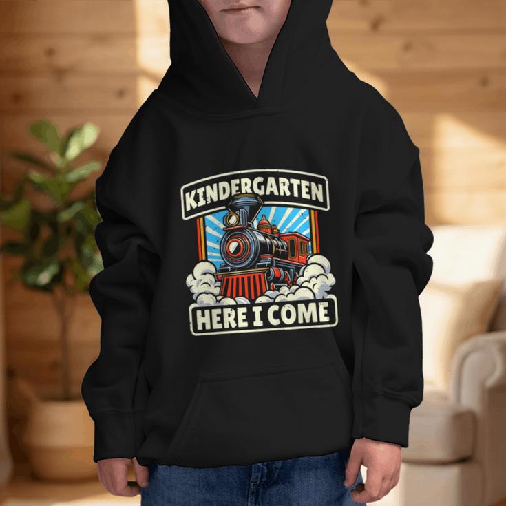 Back To School Kindergarten Here I Come Train Boys Girls Graphic Kid Hoodie Back To School Kindergarten Here I Come Train Boys Girls Graphic Kid Hoodie