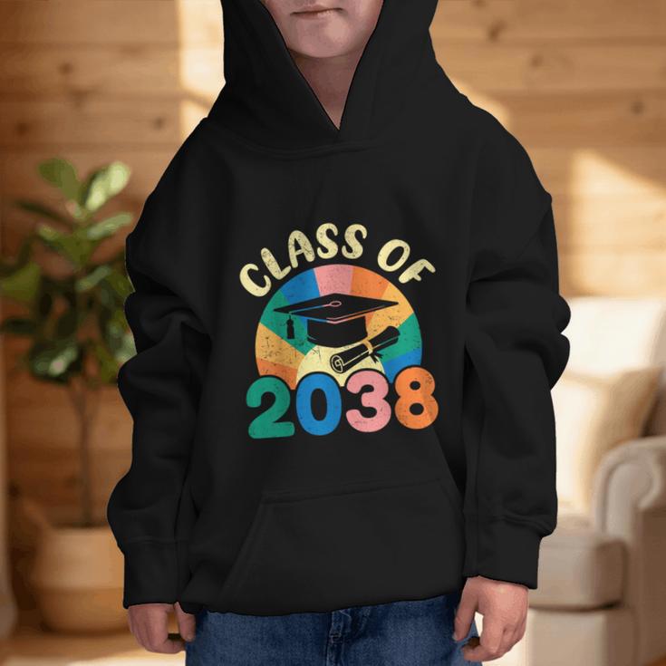 Back To School Pre-K Kindergarten Graduation Class Of 2038 Graphic Kid Hoodie Back To School Pre-K Kindergarten Graduation Class Of 2038 Graphic Kid Hoodie