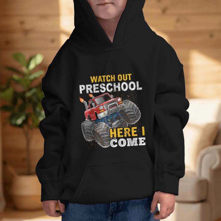 Back To School Preschool Here I Come For Boy Kids Truck Graphic Kid Hoodie Back To School Preschool Here I Come For Boy Kids Truck Graphic Kid Hoodie