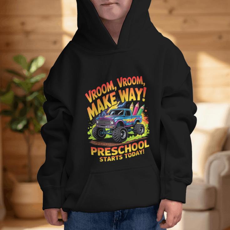 Back To School Preschool Pre-K Monster Truck First Day Boys Graphic Kid Hoodie