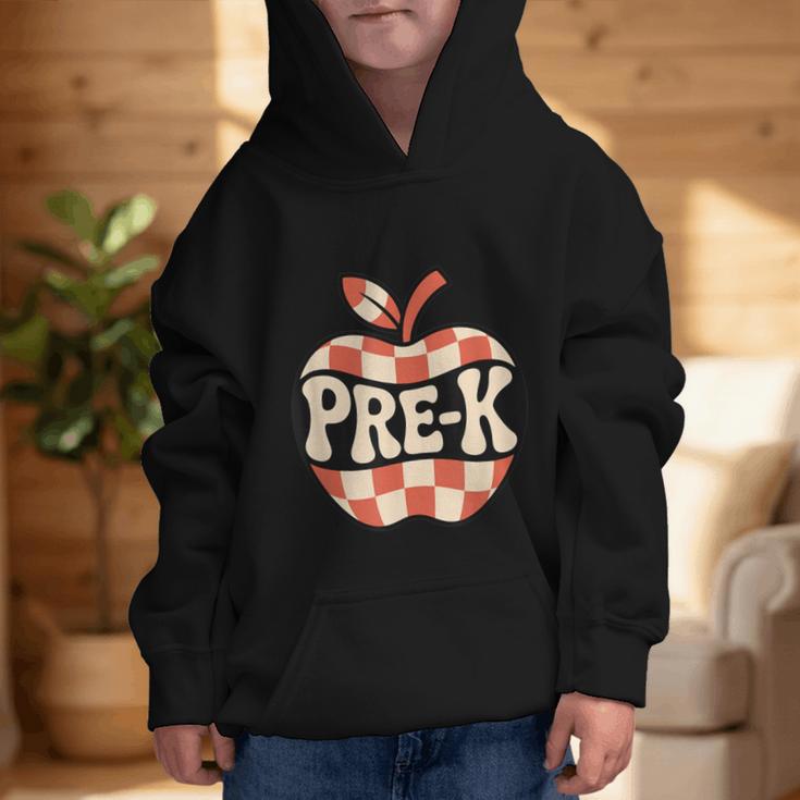 Back To School Retro Apple PRE-K Classroom Graphic Kid Hoodie