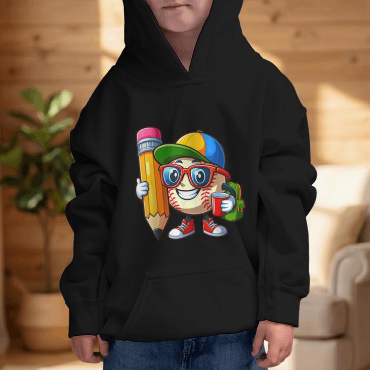 Baseball Lovers Pencil Back To School Kids Boys Girls Graphic Kid Hoodie