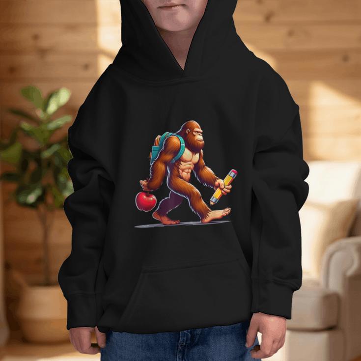 Bigfoot Lovers Pencil Back To School Kids Boys Girls Graphic Kid Hoodie Bigfoot Lovers Pencil Back To School Kids Boys Girls Graphic Kid Hoodie