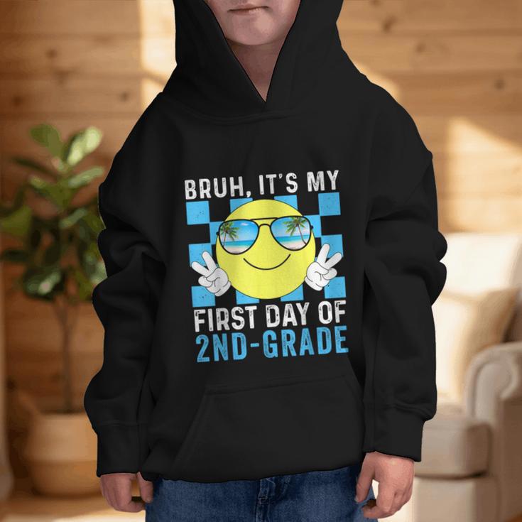 Bruh It's My First Day Of 2nd-Grade Back To School Kids Boys Graphic Kid Hoodie Bruh It's My First Day Of 2nd-Grade Back To School Kids Boys Graphic Kid Hoodie