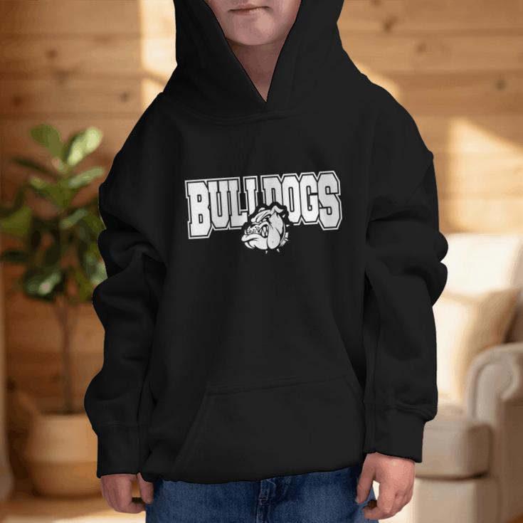Bulldogs High School Spirit Fan Team Bulldog Back To School Graphic Kid Hoodie Bulldogs High School Spirit Fan Team Bulldog Back To School Graphic Kid Hoodie