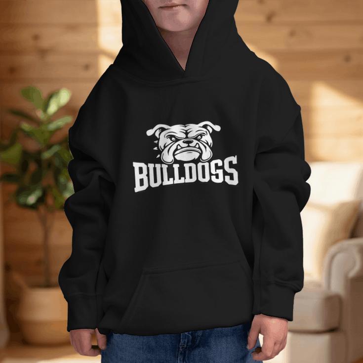 Bulldogs Mascot Back To School Team Spirit Graphic Kid Hoodie