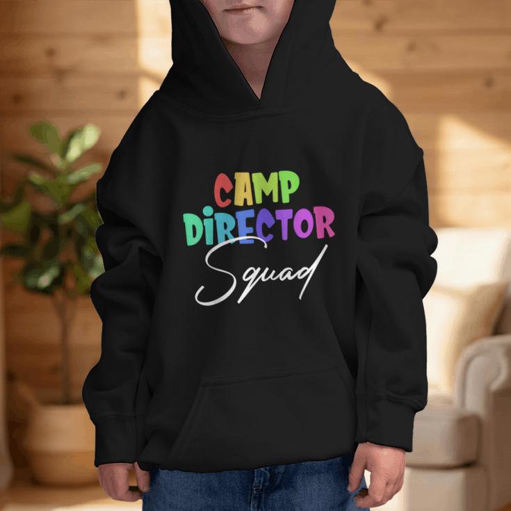 Camp Director Squad Counselor Camper Camping Back To School Graphic Kid Hoodie Camp Director Squad Counselor Camper Camping Back To School Graphic Kid Hoodie