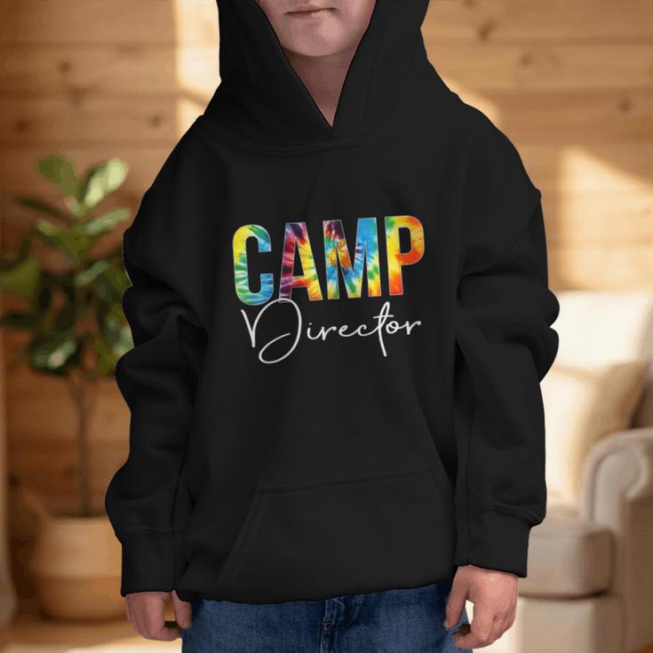Camp Director Women Tie Dye Back To School Appreciation Day Graphic Kid Hoodie