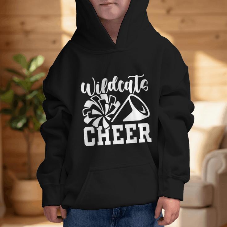 Cheer Wildcats Back To School Spirit Graphic Kid Hoodie