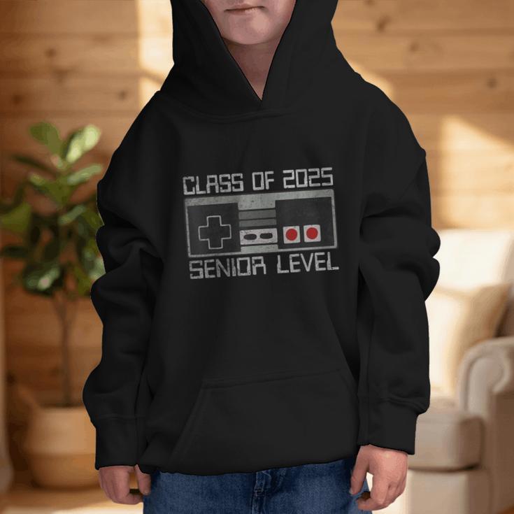 Class Of 2025 Senior Level Back To School Gamer Graduation Graphic Kid Hoodie Class Of 2025 Senior Level Back To School Gamer Graduation Graphic Kid Hoodie