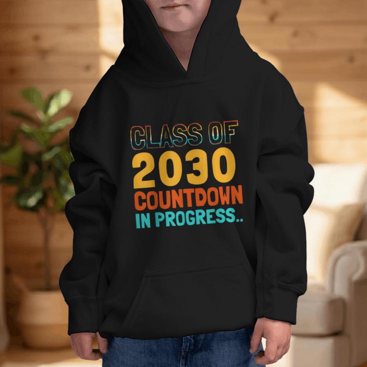 Class Of 2030 Countdown In Progress Fun Back To School Retro Graphic Kid Hoodie Class Of 2030 Countdown In Progress Fun Back To School Retro Graphic Kid Hoodie