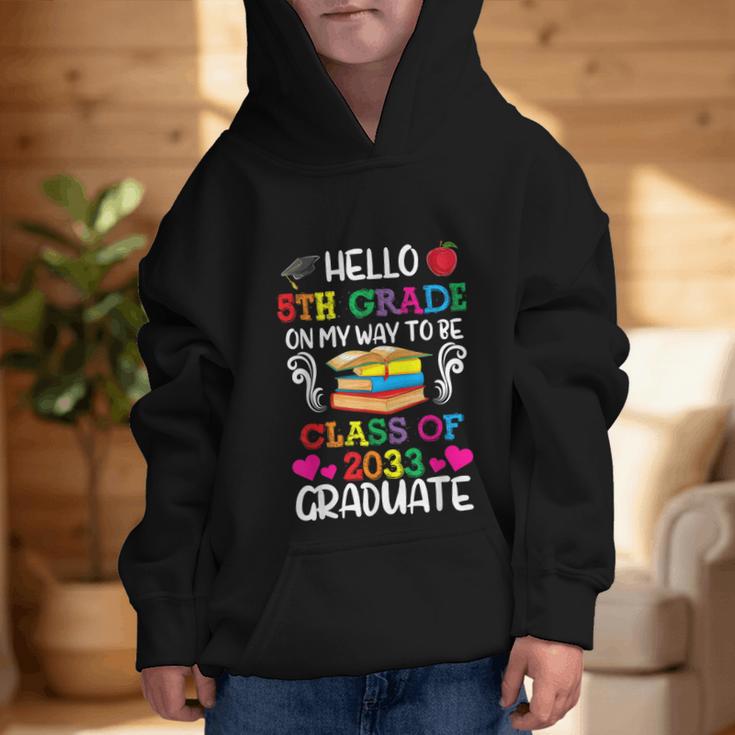 Class Of 2033 For Kids Back To School 5th Grade Graphic Kid Hoodie
