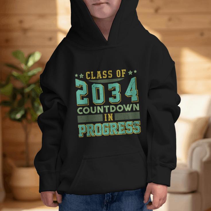 Class Of 2034 Countdown In Progress Fun Back To School Retro Graphic Kid Hoodie Class Of 2034 Countdown In Progress Fun Back To School Retro Graphic Kid Hoodie