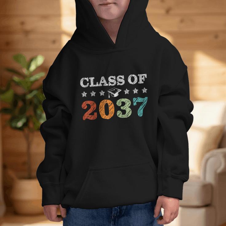 Class Of 2037 Grow With Me Back To School Pre-K 12th Grade Graphic Kid Hoodie Class Of 2037 Grow With Me Back To School Pre-K 12th Grade Graphic Kid Hoodie