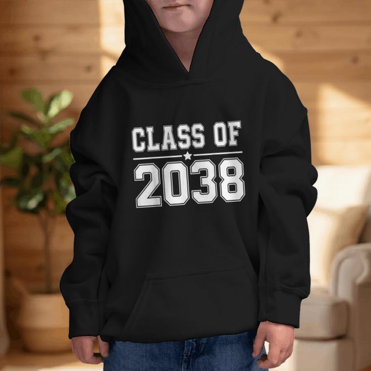 Class Of 2038 Grow With Me Back To School Kindergarten 2038 Graphic Kid Hoodie