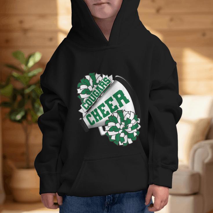 Cougars Cheer Back To School Cheerleading Spirit G Graphic Kid Hoodie