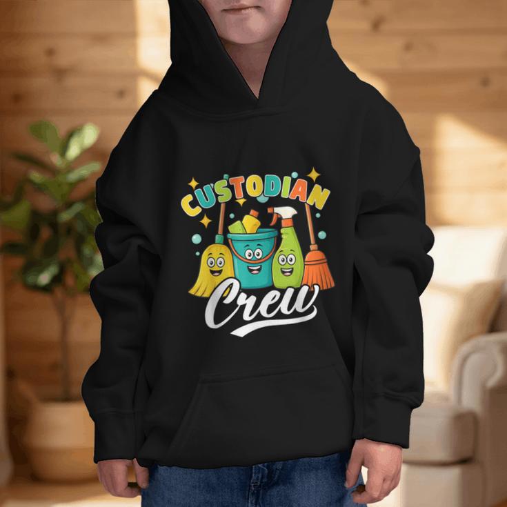 Custodial Crew Back To School Custodial Staff Graphic Kid Hoodie Custodial Crew Back To School Custodial Staff Graphic Kid Hoodie