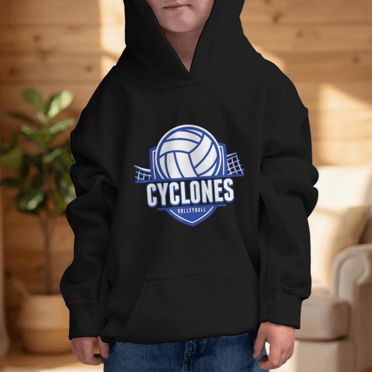 Cyclones Volleyball Back To School Spirit B Graphic Kid Hoodie Cyclones Volleyball Back To School Spirit B Graphic Kid Hoodie