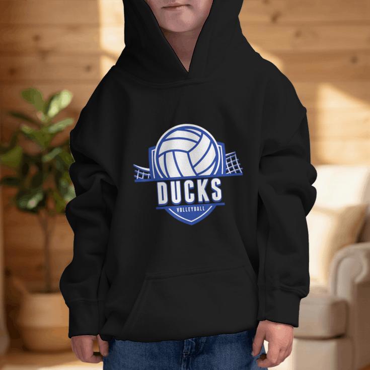 Ducks Volleyball Back To School Spirit B Graphic Kid Hoodie Ducks Volleyball Back To School Spirit B Graphic Kid Hoodie