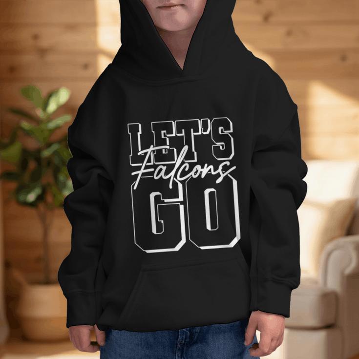 Falcon Back To School Spirit Graphic Kid Hoodie Falcon Back To School Spirit Graphic Kid Hoodie