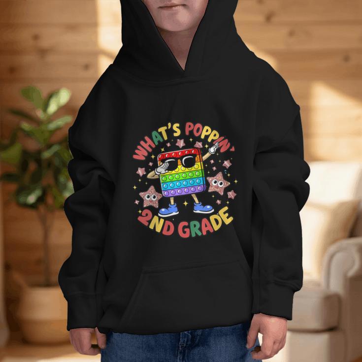 Fidget Toy What's Poppin 2nd Grade Back To School 2024 Graphic Kid Hoodie Fidget Toy What's Poppin 2nd Grade Back To School 2024 Graphic Kid Hoodie