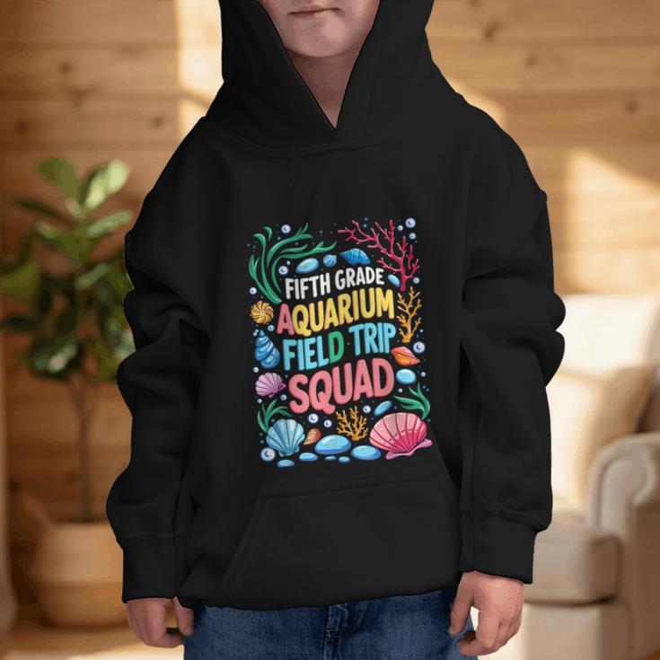 Fifth Grade Aquarium Trip Squad Matching Back To School Graphic Kid Hoodie Fifth Grade Aquarium Trip Squad Matching Back To School Graphic Kid Hoodie