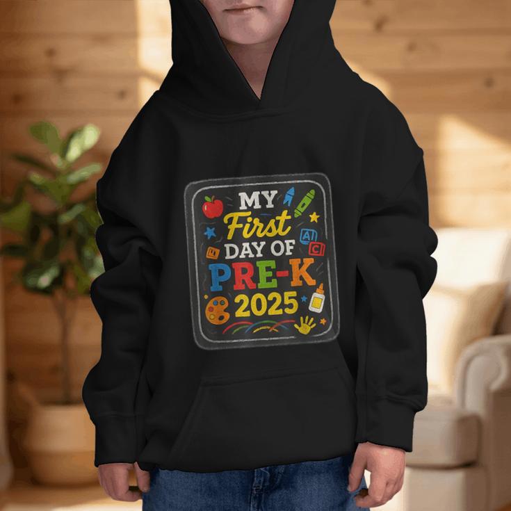 My First Day Of Pre-K 2025 Back To School Kids Graphic Kid Hoodie