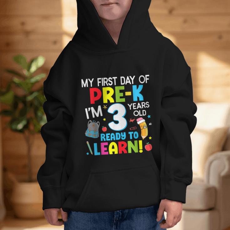 My First Day Of Pre-k Back To School Preschool Girls Boys Graphic Kid Hoodie