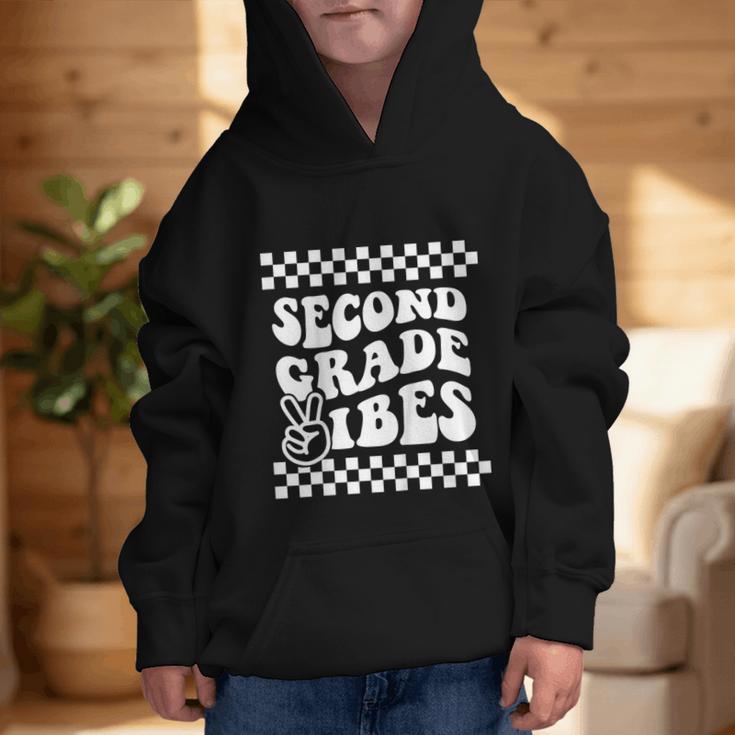 First Day Of Second Grade Vibes Girls Back To School Boys Graphic Kid Hoodie