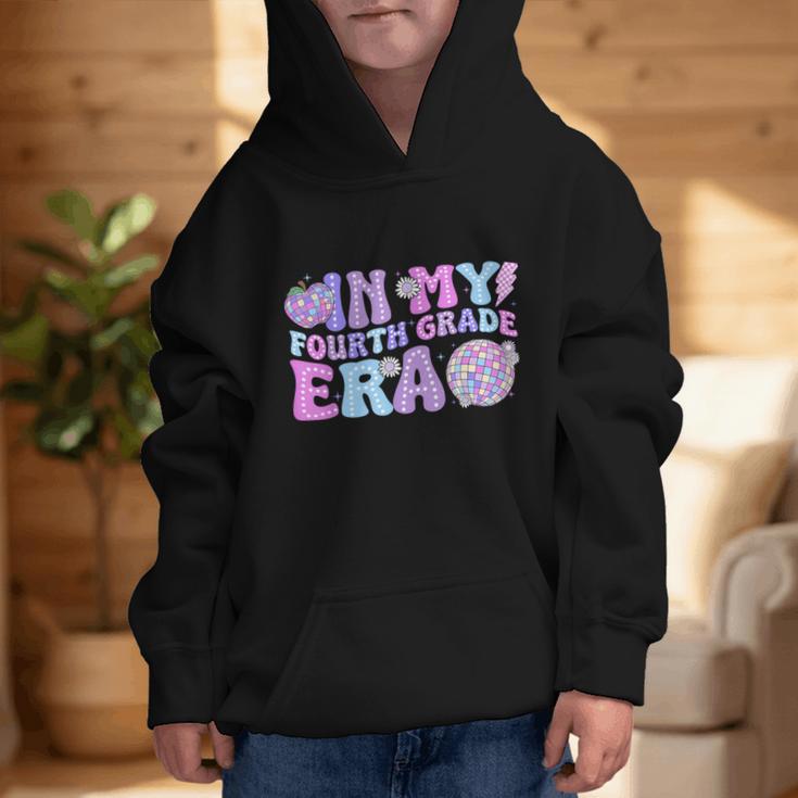 In My Fourth Grade Era Retro Back To School Disco Ball Graphic Kid Hoodie