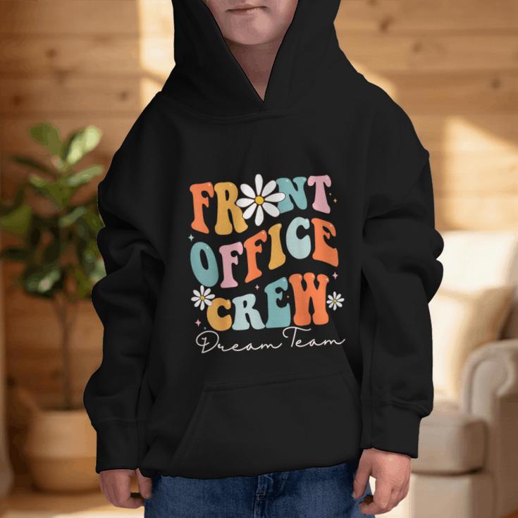 Front Office Dream Team School Secretary Cute Back To School Graphic Kid Hoodie Front Office Dream Team School Secretary Cute Back To School Graphic Kid Hoodie