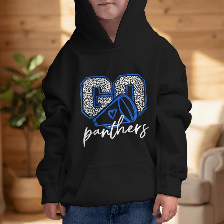 Go Cheer Panthers School Sports Name Spirit Back To School Graphic Kid Hoodie
